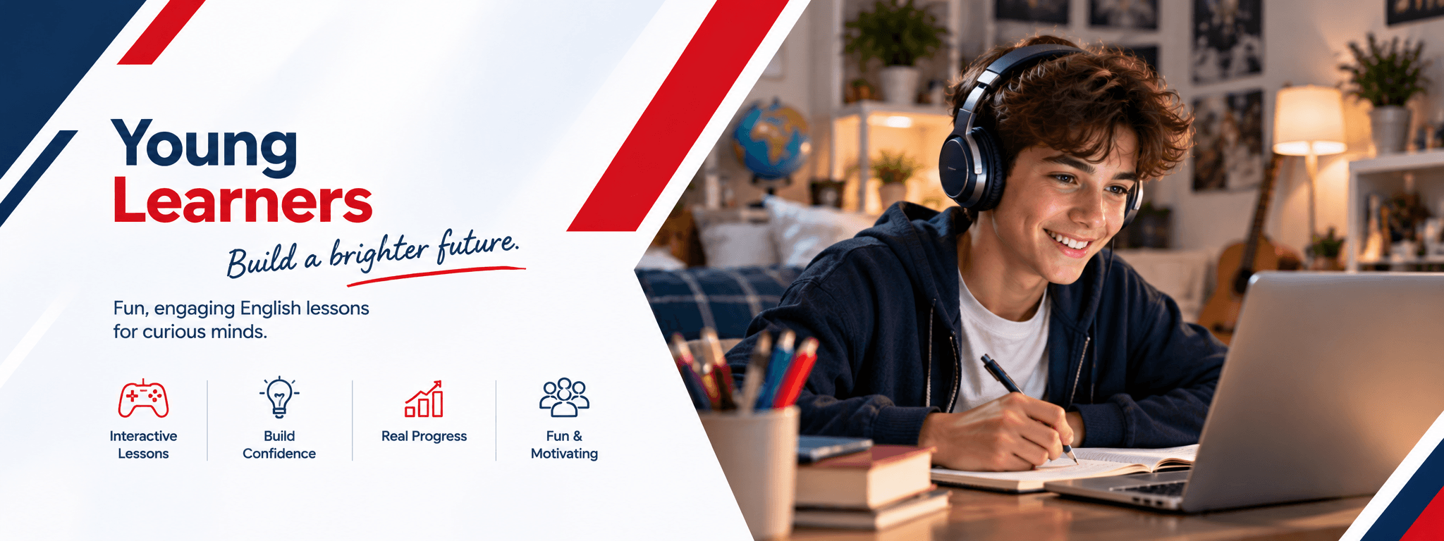 Young Learners — enjoyable and supportive English lessons
